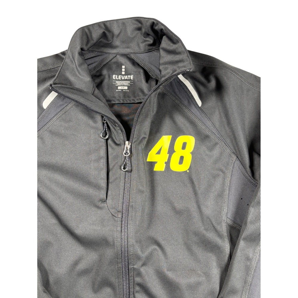 Elevate Mens Jimmie Johnson Ally 48 Racing Full Zip Jacket Black Small RN 137770